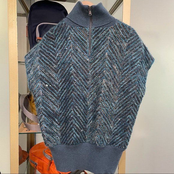 Brunello Cucinelli Cashmere Short Sleeve Sweater - Picture 7 of 15